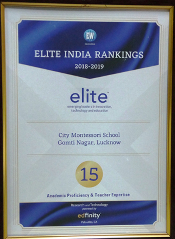 ELITE INDIA SCHOOL RANKINGS 2018-19