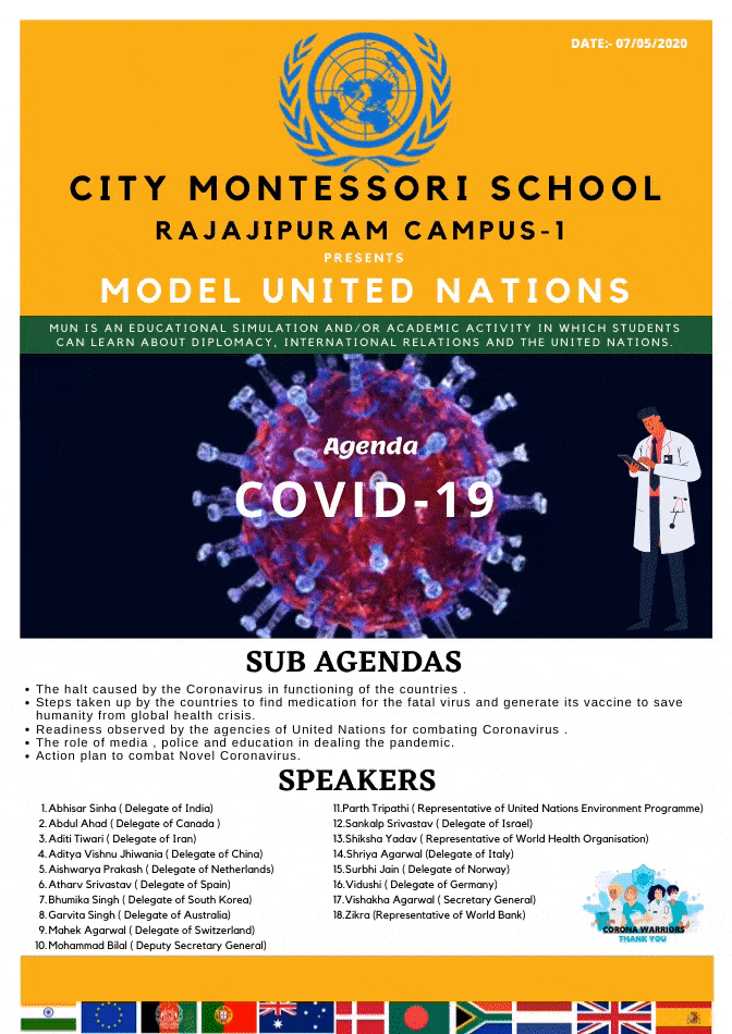 Model United Nation by CMS Rajajipuram Campus I