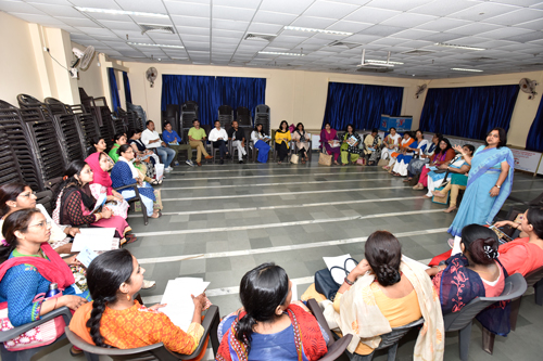 A session at Senior Teacher Training in June 2018