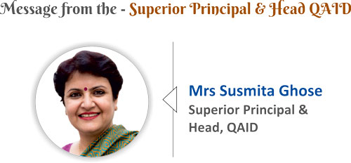Superior Principal and HOD, Quality Assurance and Innovation Department, CMS